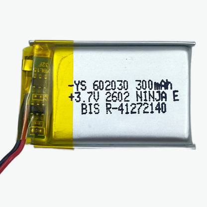 3.7V 300mAH Li-Po Rechargeable Battery