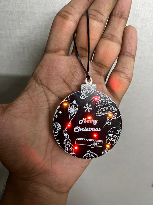 LED PCB Christmas Tree Ornament (Battery Not Included)