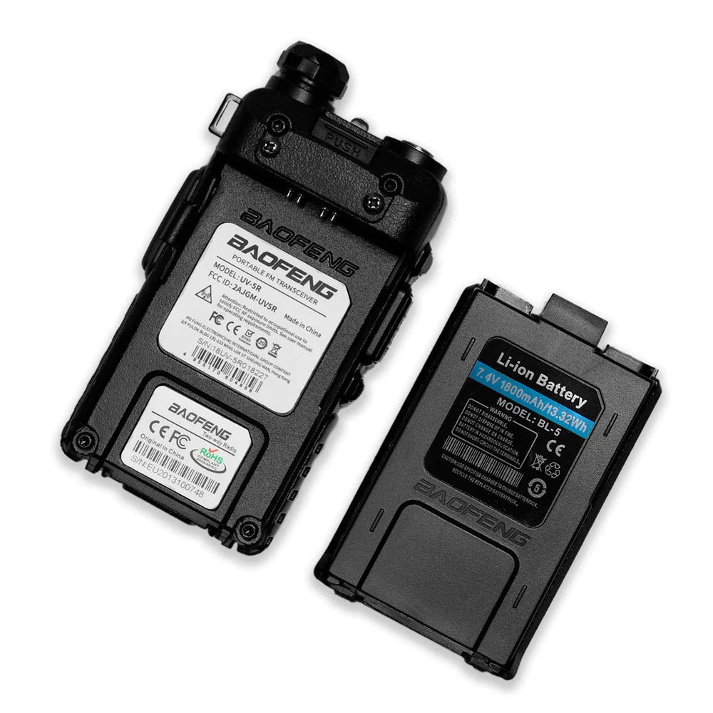 UV-5R 5W Dual Band Radio