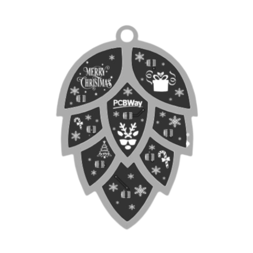 LED PCB Christmas Tree Ornament (Battery Not Included)